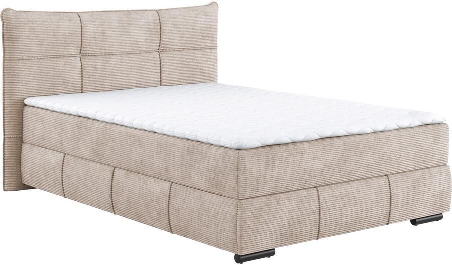 Mr. Couch Boxspring Brewdley met bedkist incl. matras Topmatras en sierkussen in verschillende hardheden beschikbaar - Foto 2