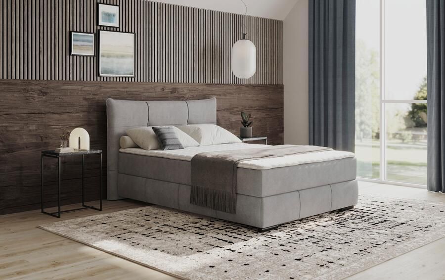 Mr. Couch Boxspring Brewdley met bedkist incl. matras Topmatras en sierkussen in verschillende hardheden beschikbaar - Foto 3