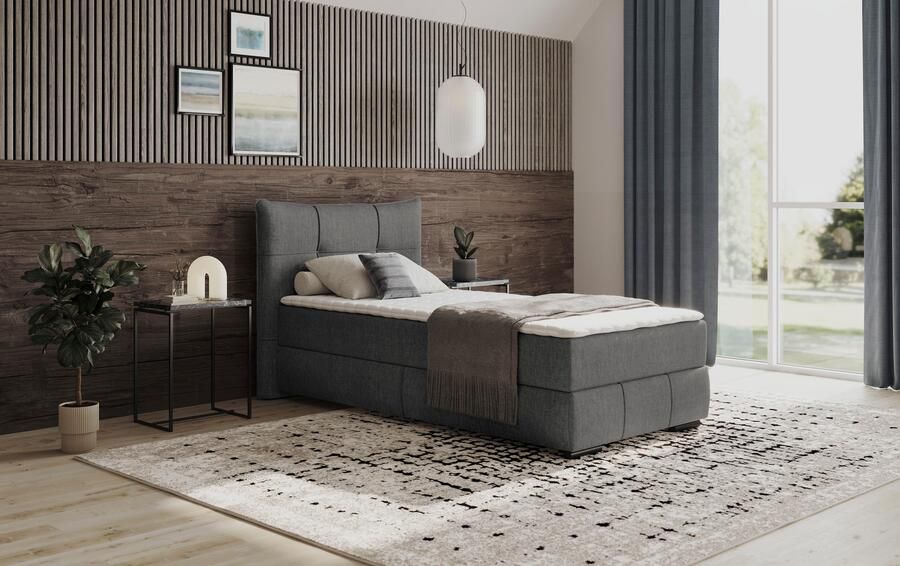 Mr. Couch Boxspring Brewdley met bedkist incl. matras Topmatras en sierkussen in verschillende hardheden beschikbaar - Foto 3