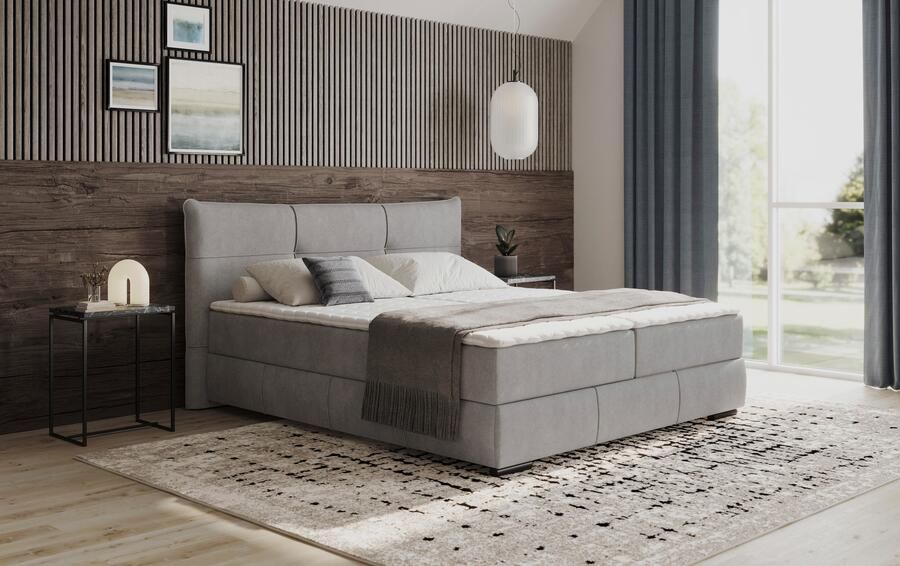 Mr. Couch Boxspring Brewdley met bedkist incl. matras Topmatras en sierkussen in verschillende hardheden beschikbaar - Foto 3