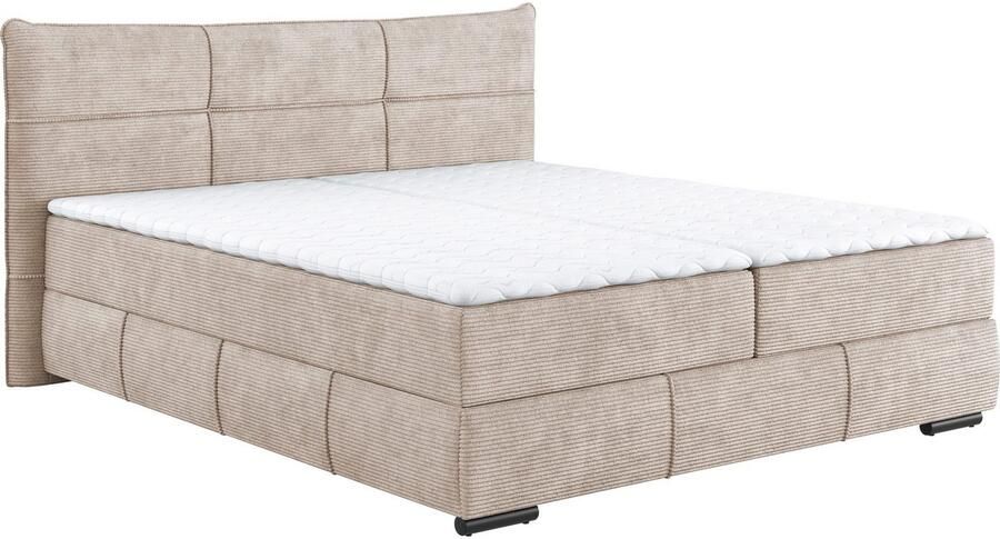 Mr. Couch Boxspring Brewdley met bedkist incl. matras Topmatras en sierkussen in verschillende hardheden beschikbaar - Foto 2