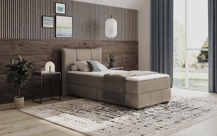 Mr. Couch Boxspring Brewdley met bedkist incl. matras Topmatras en sierkussen in verschillende hardheden beschikbaar - Foto 3