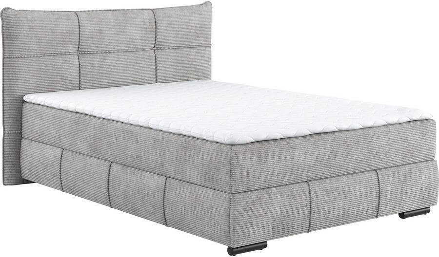 Mr. Couch Boxspring Brewdley met bedkist incl. matras Topmatras en sierkussen in verschillende hardheden beschikbaar - Foto 2