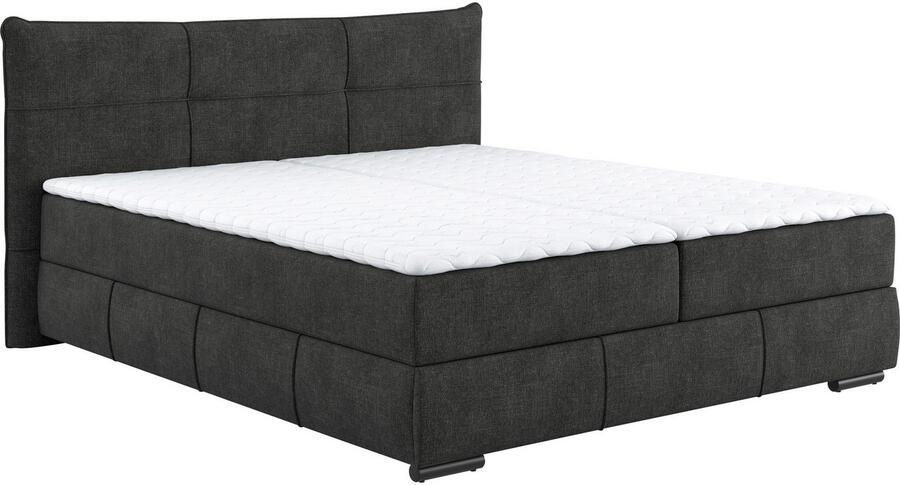 Mr. Couch Boxspring Brewdley met bedkist incl. matras Topmatras en sierkussen in verschillende hardheden beschikbaar - Foto 2