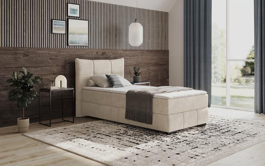 Mr. Couch Boxspring Brewdley met bedkist incl. matras Topmatras en sierkussen in verschillende hardheden beschikbaar - Foto 3