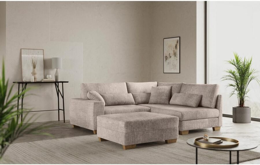 Mr. Couch Hocker Helena Met vering optioneel met DuraSpring pocketvering - Foto 2