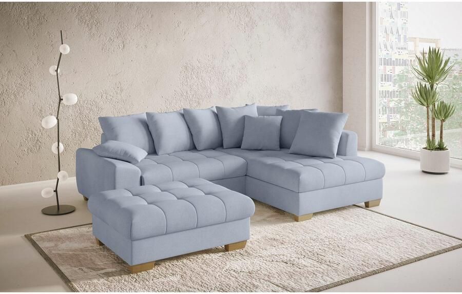 Mr. Couch Hocker Nikita II geschikt voor de set optioneel met koudschuim bekleding