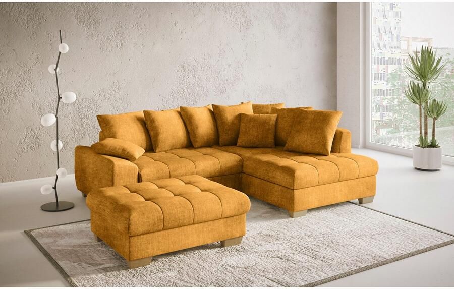 Mr. Couch Hocker Nikita II geschikt voor de set optioneel met koudschuim bekleding