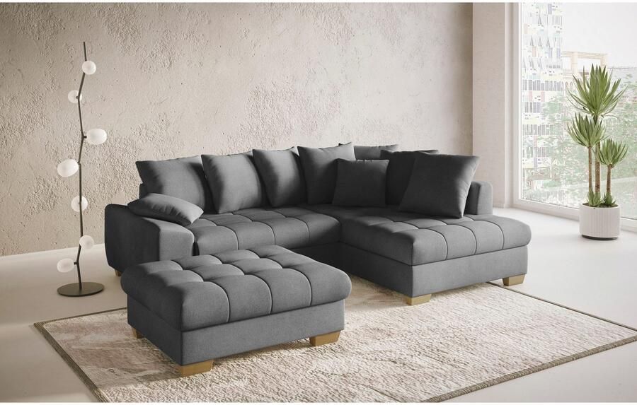 Mr. Couch Hocker Nikita II geschikt voor de set optioneel met koudschuim bekleding