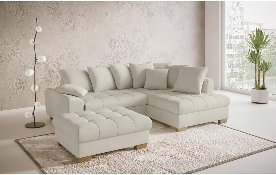 Mr. Couch Hocker Nikita II geschikt voor de set optioneel met koudschuim bekleding