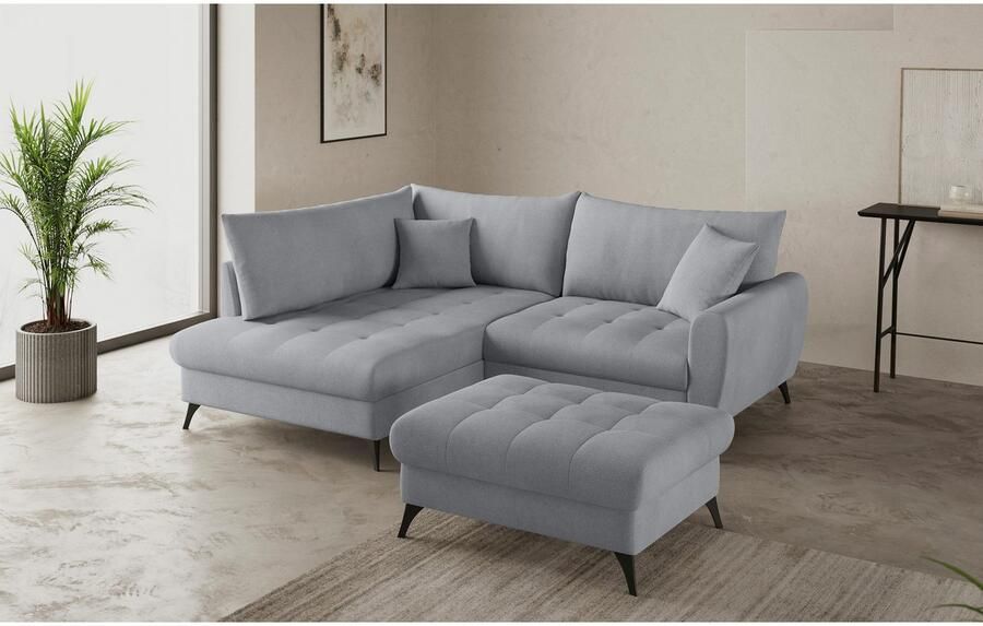 Mr. Couch Hockerbank Blackburn II Past bij de set met koudschuim tot 140 kg belastbaar