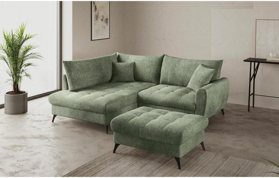 Mr. Couch Hockerbank Blackburn II Geschikt voor de set optioneel met koudschuim