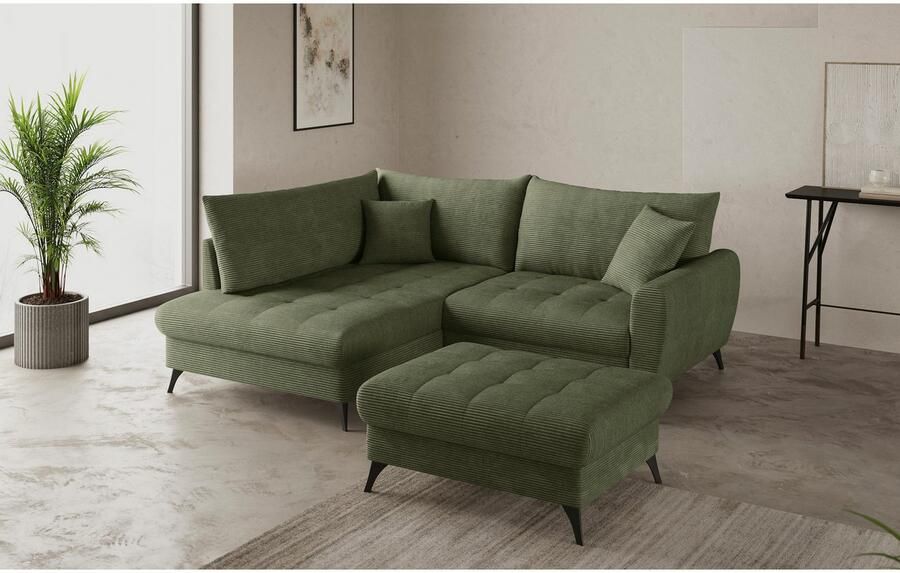 Mr. Couch Hockerbank Blackburn II Geschikt voor de set optioneel met koudschuim