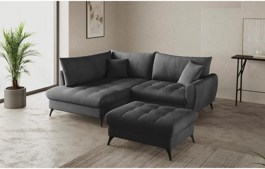 Mr. Couch Hockerbank Blackburn II Geschikt voor de set optioneel met koudschuim