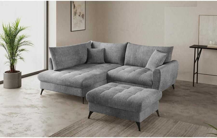 Mr. Couch Hockerbank Blackburn II Geschikt voor de set optioneel met koudschuim