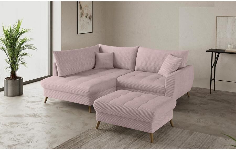 Mr. Couch Hockerbank Blackburn II Geschikt voor de set optioneel met koudschuim