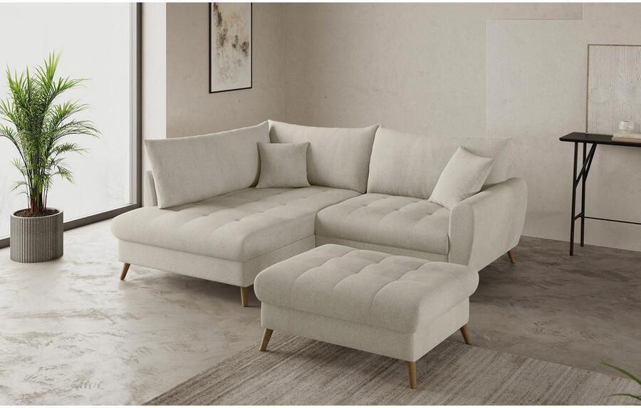 Mr. Couch Hockerbank Blackburn II Past bij de set met koudschuim tot 140 kg belastbaar