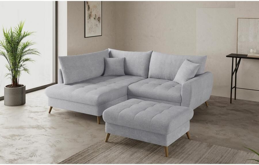 Mr. Couch Hockerbank Blackburn II Geschikt voor de set optioneel met koudschuim