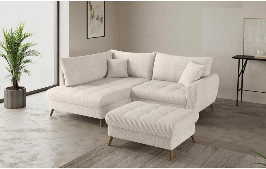 Mr. Couch Hockerbank Blackburn II Geschikt voor de set optioneel met koudschuim