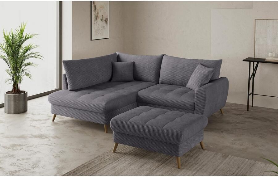 Mr. Couch Hockerbank Blackburn II Geschikt voor de set optioneel met koudschuim