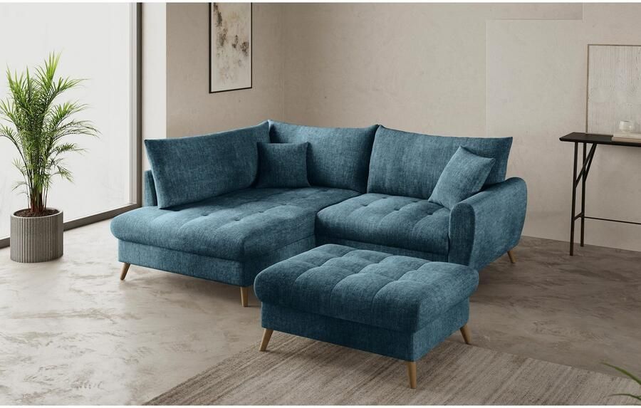 Mr. Couch Hockerbank Blackburn II Geschikt voor de set optioneel met koudschuim