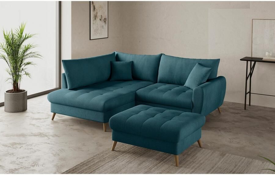 Mr. Couch Hockerbank Blackburn II Geschikt voor de set optioneel met koudschuim