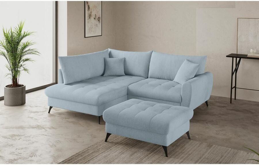 Mr. Couch Hockerbank Blackburn II Geschikt voor de set optioneel met koudschuim