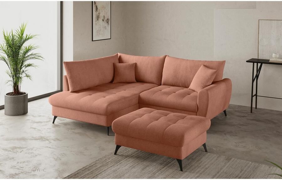 Mr. Couch Hockerbank Blackburn II Past bij de set met koudschuim tot 140 kg belastbaar