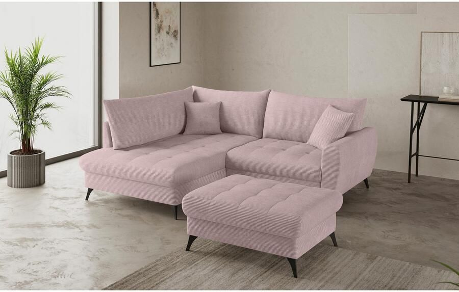 Mr. Couch Hockerbank Blackburn II Geschikt voor de set optioneel met koudschuim