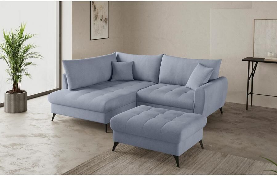 Mr. Couch Hockerbank Blackburn II Geschikt voor de set optioneel met koudschuim