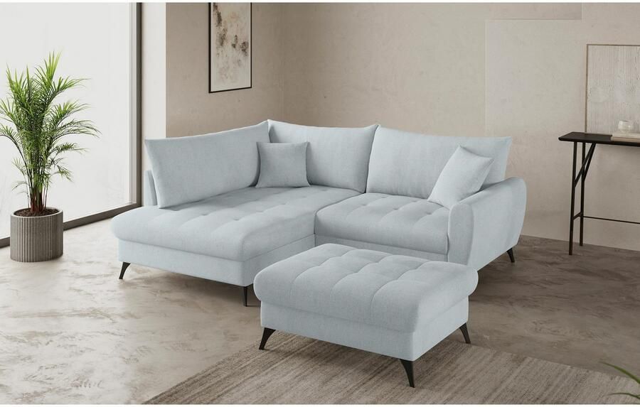 Mr. Couch Hockerbank Blackburn II Geschikt voor de set optioneel met koudschuim