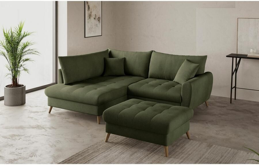 Mr. Couch Hockerbank Blackburn II Past bij de set met koudschuim tot 140 kg belastbaar