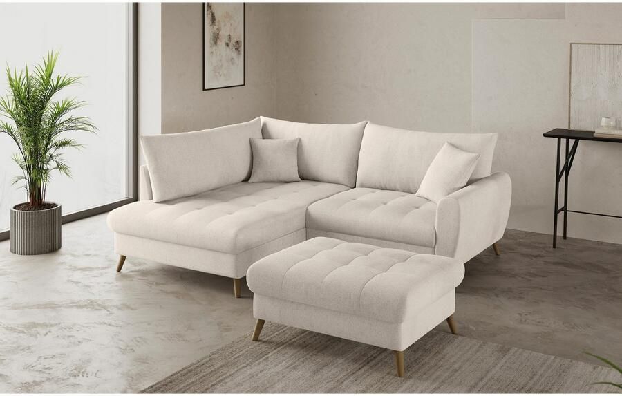 Mr. Couch Hockerbank Blackburn II Past bij de set met koudschuim tot 140 kg belastbaar