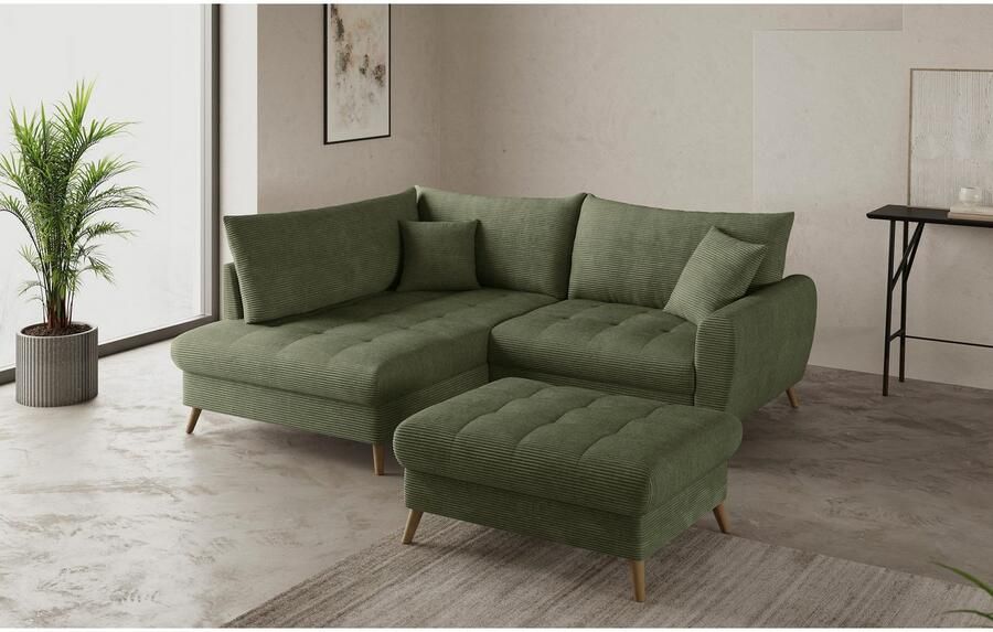 Mr. Couch Hockerbank Blackburn II Geschikt voor de set optioneel met koudschuim