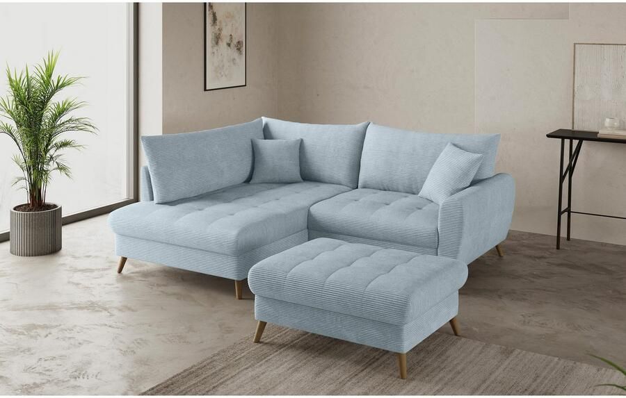 Mr. Couch Hockerbank Blackburn II Past bij de set met koudschuim tot 140 kg belastbaar