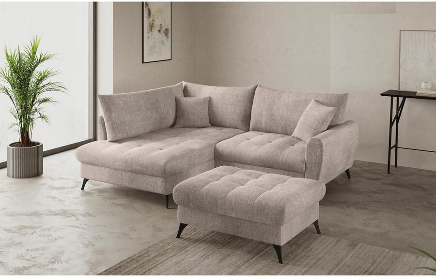 Mr. Couch Hockerbank Blackburn II Geschikt voor de set optioneel met koudschuim