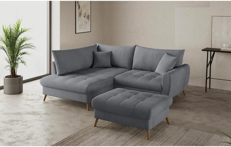 Mr. Couch Hockerbank Blackburn II Past bij de set met koudschuim tot 140 kg belastbaar