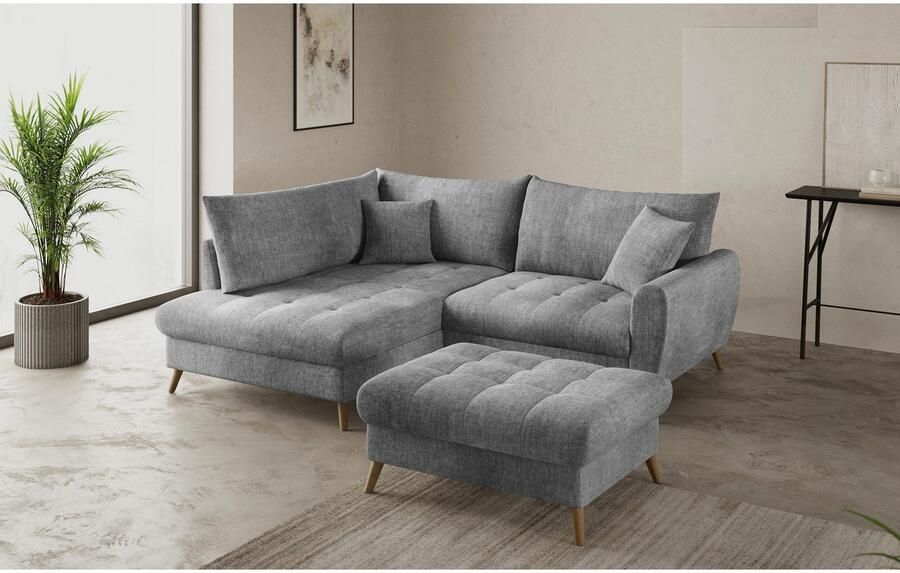 Mr. Couch Hockerbank Blackburn II Past bij de set met koudschuim tot 140 kg belastbaar