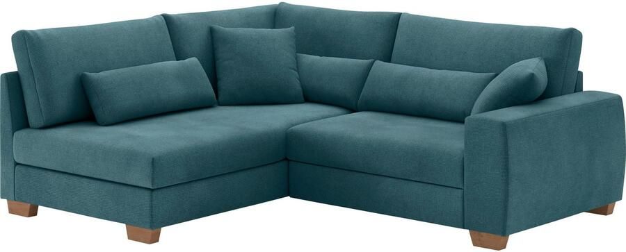 Mr. Couch Hoekbank Helena L-vorm Met pocketvering optioneel met slaapfunctie en pocketvering