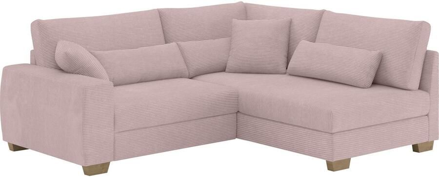 Mr. Couch Hoekbank Helena L-vorm Met pocketvering optioneel met slaapfunctie en pocketvering