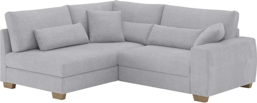 Mr. Couch Hoekbank Helena L-vorm Met pocketvering optioneel met slaapfunctie en pocketvering