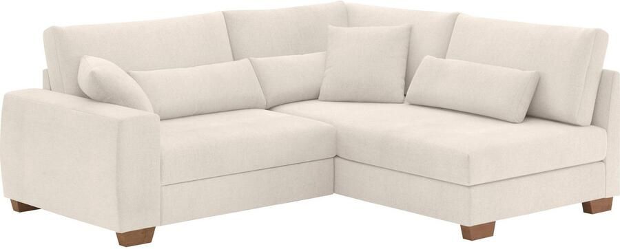 Mr. Couch Hoekbank Helena L-vorm Met pocketvering optioneel met slaapfunctie en pocketvering