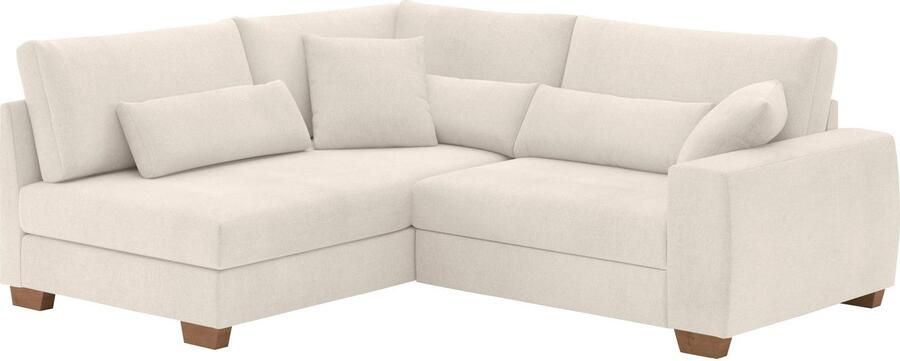 Mr. Couch Hoekbank Helena L-vorm Met pocketvering optioneel met slaapfunctie en pocketvering