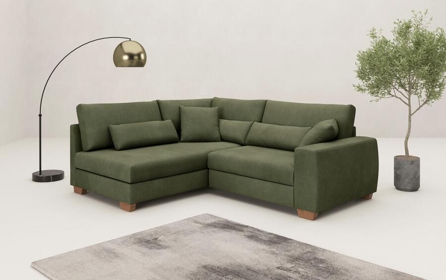 Mr. Couch Hoekbank Helena L-vorm met pocketvering optioneel met slaapfunctie