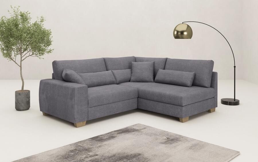 Mr. Couch Hoekbank Helena L-vorm met pocketvering optioneel met slaapfunctie