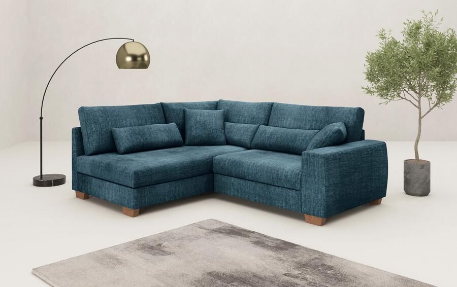 Mr. Couch Hoekbank Helena L-vorm met pocketvering optioneel met slaapfunctie