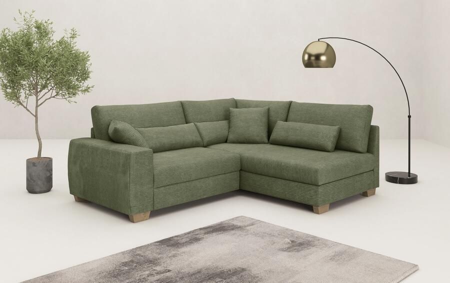 Mr. Couch Hoekbank Helena L-vorm met pocketvering optioneel met slaapfunctie