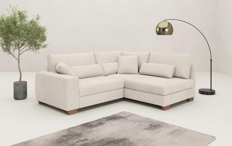 Mr. Couch Hoekbank Helena L-vorm Met pocketvering optioneel met slaapfunctie en pocketvering - Foto 2