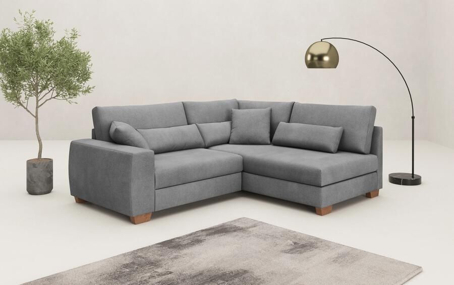 Mr. Couch Hoekbank Helena L-vorm Met pocketvering optioneel met slaapfunctie en pocketvering - Foto 2