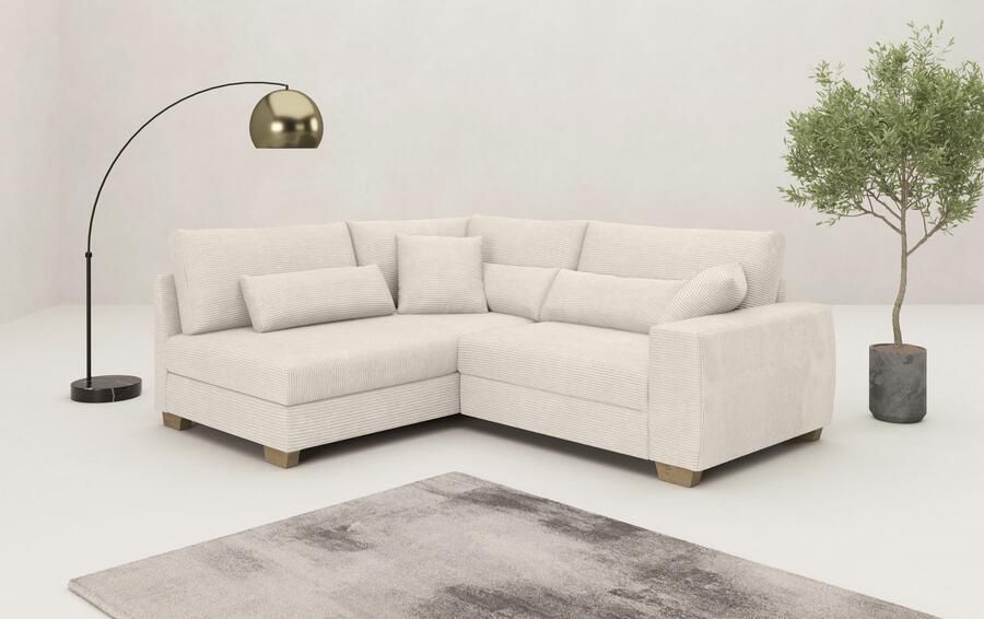 Mr. Couch Hoekbank Helena L-vorm met pocketvering optioneel met slaapfunctie